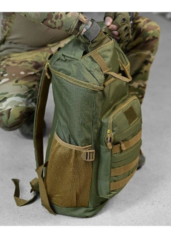 Туристичний рюкзак 60L олива Oxford водостійкий тактичний Promise No Brand (393909122)