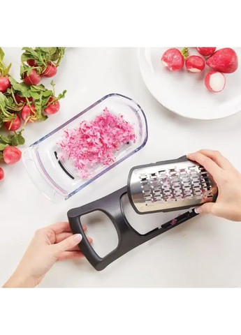 Набір Терок Soft Touch Container Grater Set Тертки 4в1 Mintex (363834300)
