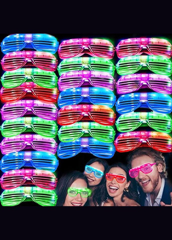 Очки с подсветкой в полоску No Brand (302313753)