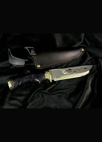 Нож охотничий с бронзовым наконечником Летчик 222k43 рукоятка кленовый кап NB Art (346532361)