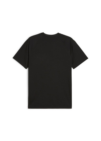 Черная футболка individualliga graphic men's football jersey Puma