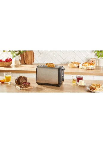 Тостер Subito 1100Вт, размораживание, щипцы, нерж. сталь, черный Tefal (362668776)