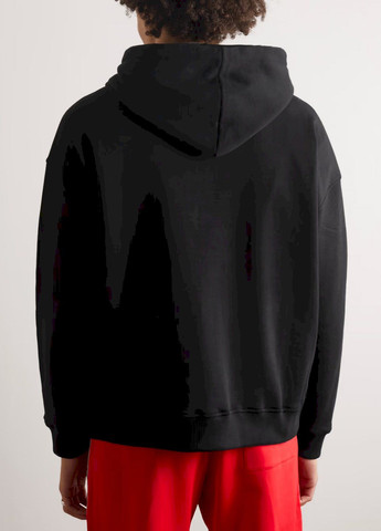 Чорний худі чоловіча чорна з флісом YAPPI малюнок (305003910)