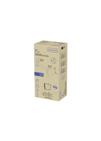 Крепление ТВ поворотное Simpler 12ET 18-28" KSL (364675113)