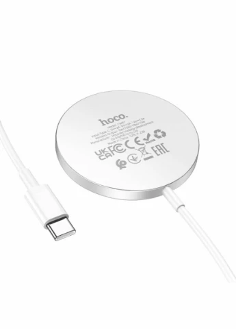 Бездротовий зарядний пристрій Original series 15W magnetic wireless fast charger White Hoco CW47 (315434441)