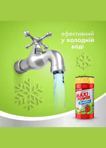 Средство для мытья посуды 1л Земляника Maxi Power (342113843)