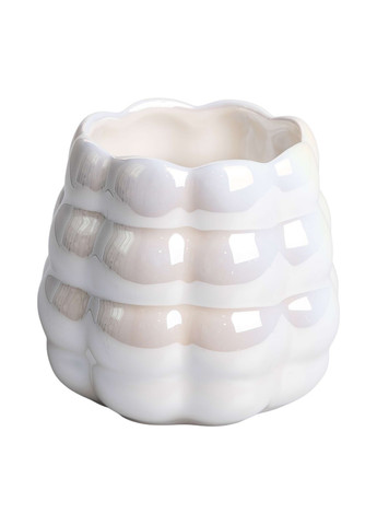 Набір десертних виделок та ложок на керамічній підставці, перламутровий Yiwu (324071214)