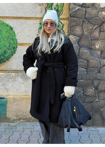 Шуба женская меховая на подкладке с утеплителем с поясом тепла на зиму JUGO Hype 0113 (366571175)