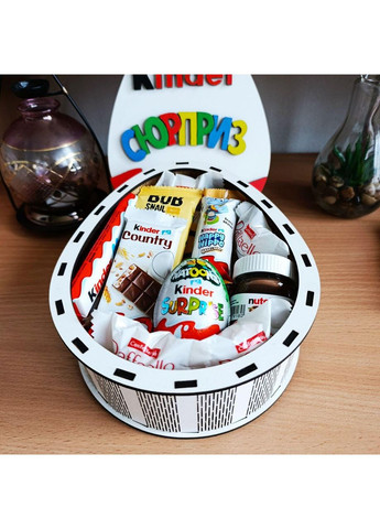 Бокс киндер со сладостями для ребенка или девушки на день рождения праздник (ar276) No Brand (350349872)
