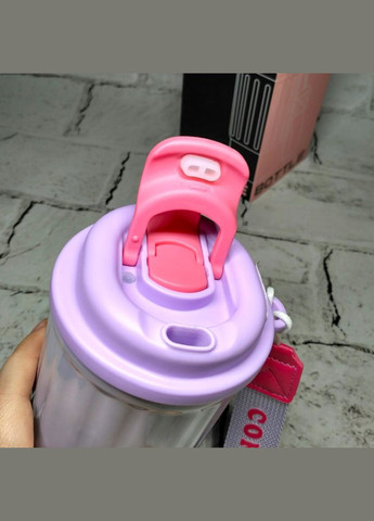 Термокухоль з керамічним покриттям Relax термочашка для кави 14,5х7,5х7 см 400 мл Бузковий No Brand (327368207)