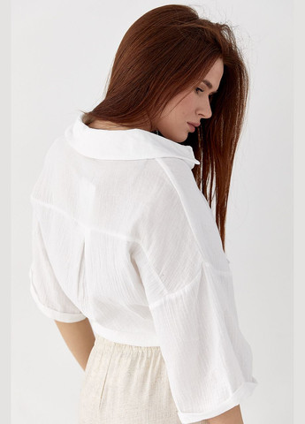 Молочная рубашка Lurex