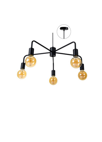 Люстра (світильник підвісний) Star P 5L 660/340 Black Atmolight (325882737)