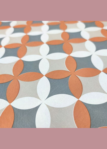 Самоклеюча плівка оранжеві квіти 0,45х10м SW-00001220 Sticker Wall (316187300)