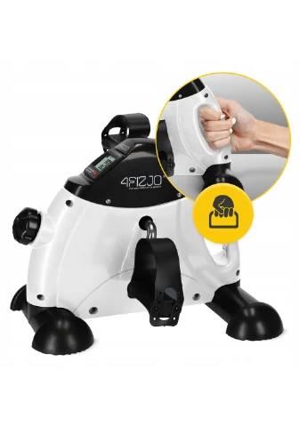 Мини велотренажер Active 2 в 1 для рук и ног White/Black () 4FIZJO P-5905973406413 (380874190)