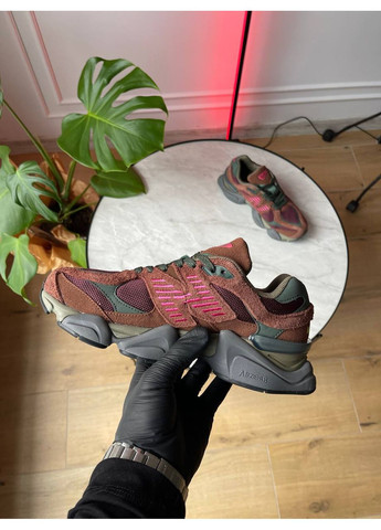 Коричневі Осінні кросівки чоловічі і жіночі New Balance 9060 brown | Нью Беланс 9060