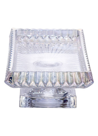 Фруктовниця скляна на ніжці 29х16.5х11 см прямокутна ваза для фруктів цукерниця Прозорий HP-19-151L (A-047440) Yiwu (370381773)