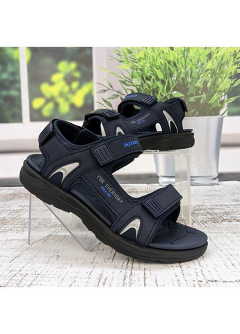 Синие повседневные босоножки детские для мальчика EEBB на липучке