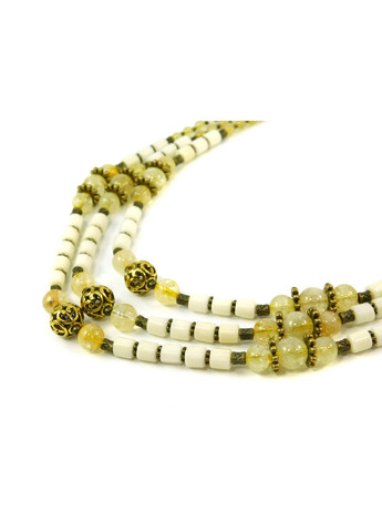 Намисто "Різаса" Цитрин, Корал Fursa fashion (322314247)