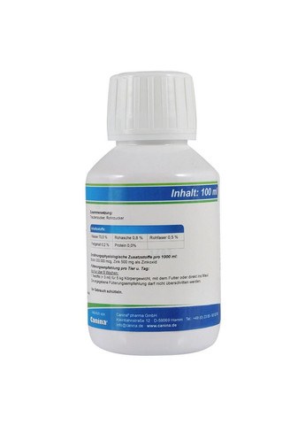 Вітамінний комплекс Dog Fell Gel для собак з проблемами шерсті Біотин і Цинк 100 мл Canina (355256267)