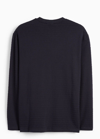 Темно-синий демисезонный лонгслив C&A однотонный