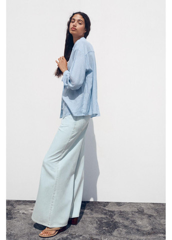 Голубой рубашка Zara