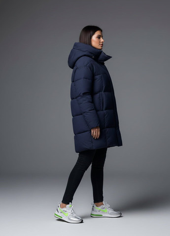 Темно-синя зимня куртка к-056 темно синя SoulKiss k-056