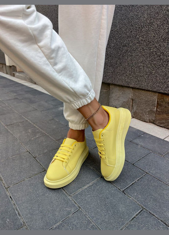 Жовті осінні кросівки жіночі No Brand
