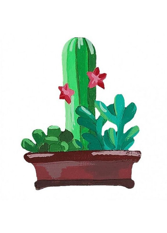 Набор детского творчества Роспись по дереву Магнитикактусы РД-009 УМНЯШКА (304998833)