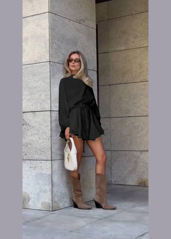 Чорна коктейльна, ділова, повсякденний, кежуал, вечірня жіноча сукня сукня-сорочка No Brand