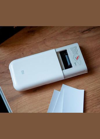 Мини фотопринтер Mi Pocket Photo Printer + набор фотобумаги Xiaomi (354224295)