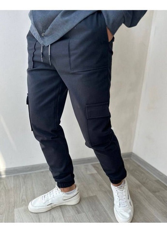 Черные повседневный демисезонные джоггеры брюки Vione