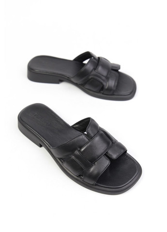 Черные шлепанци Benito