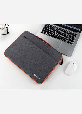 Сумка для ноутбука або документів 15,6" Сіра з жовтогарячим (код: IBN039SJ4) Digital (325449291)