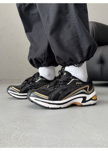 КРОССОВКИ ЖЕНСКИЕ ASICS GEL-PRELEUS BLACK / ORANGE АСИКС ГЕЛЬ No Brand чёрные демисезоны (368647146)