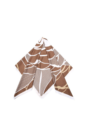 Платок женский с принтом атлас разноцветный РАВЕННА LuckyLOOK 752-825 (324741746)