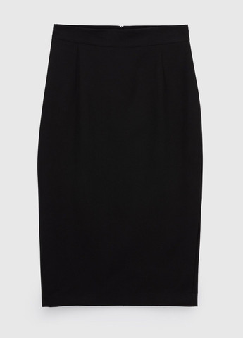 Черная однотонная юбка однотонная женская 2340 baza черный shop (2000989988731) On me