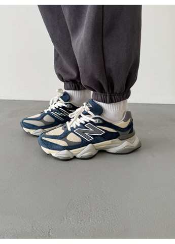 КРОСІВКИ ЖІНОЧІ NEW BALANCE 9060 INDIGO BLUE GREY НЬЮ БЕЛАНС 9060 No Brand сірі демісезони (367178154)