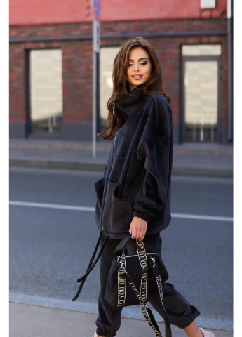 Женский велюровый спортивный костюм свободного кроя Hot Wear (svn-1916-4937) Seventeen (387570556)