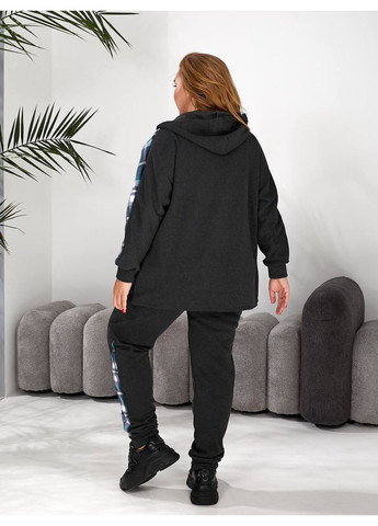 Костюм теплый комбинированный 2-ка из тринитки с начесом (замеры в описании) DK/DL Мода без кордонів (368760520)