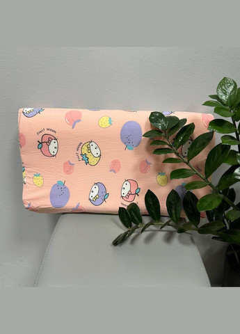 Ортопедическая подушка для детей пена 45 см х 25 см Светло розовый (П4К-crm-poduska-09) No Brand (306633311)