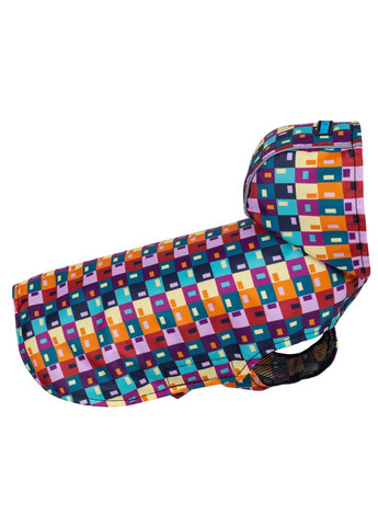 Дождевик для собак Textile с капюшоном Печворк Barksi (370549685)