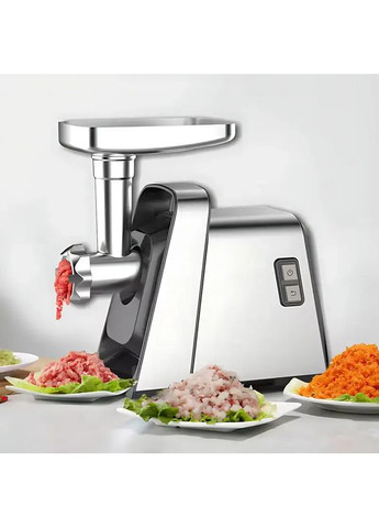 М'ясорубка електрична Rainberg RB-2271 3000 Вт з насадкою для томатів та шинкою Digital (363832698)