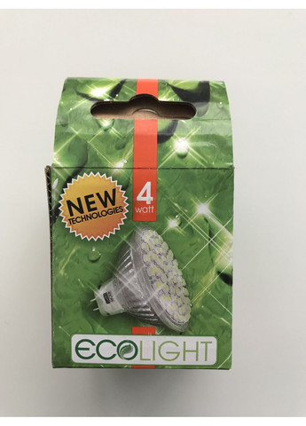 Светодиодная лед LED лампа MR16 для потолка софит рефлекторная 3W 3Вт GU5.3 4000К белый свет Ecolight (369369508)