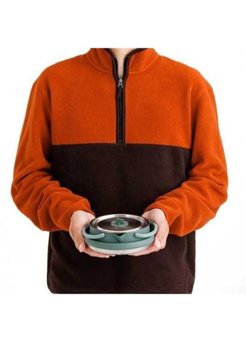 Чайник складной Detour Stainless Steel Collapsible Kettle w/Sack с чехлом, 1,6 L Серый-Зеленый Sea To Summit (365752232)