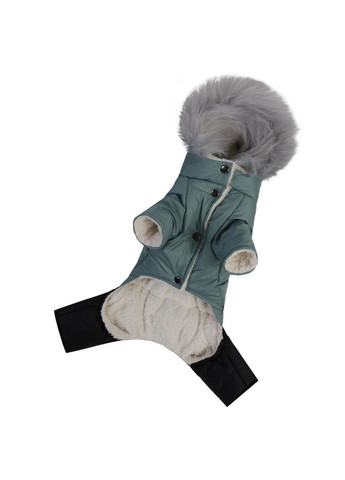 Зимовий комбінезон на хутрі м'ята Розмір 7 Dogs Bomba (370275428)