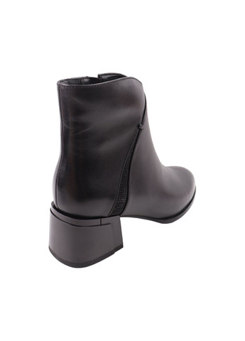Черные ботильоны женские черные натуральная кожа Velly 159-24DH