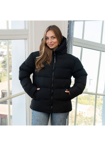 Черная зимняя женская куртка зимняя SK