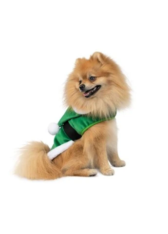 Попона "Santa" для собак, розмір, зелена (*) Pet Fashion (332163445)