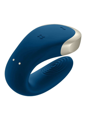 Люксовый Smart вибратор для пар Double Love Luxury, синий Satisfyer (347292811)