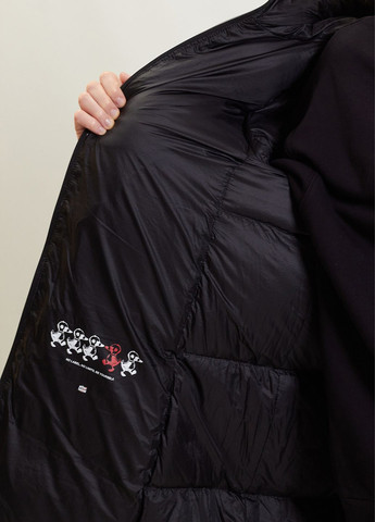 Чорний зимній Пуховик AFTER LABEL